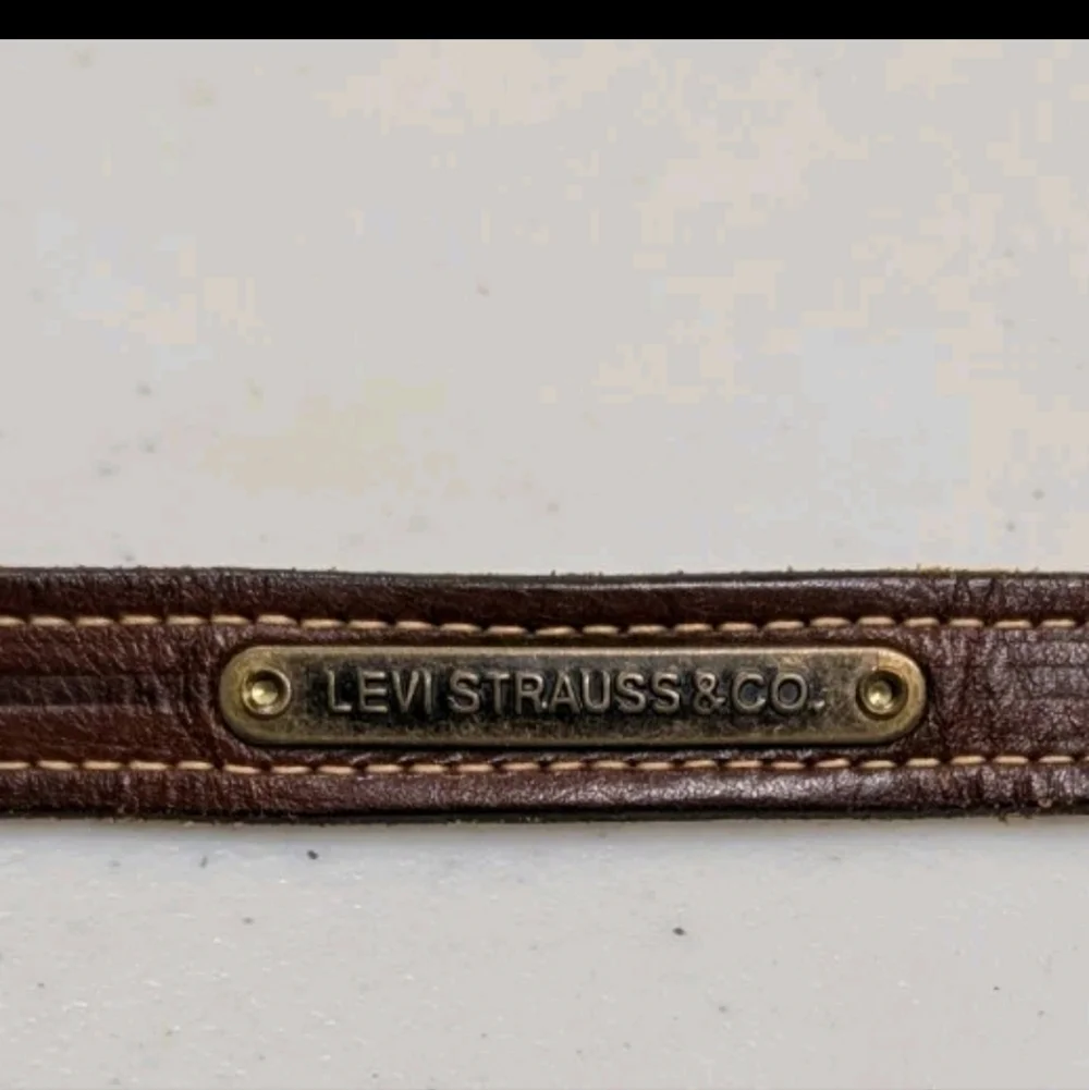 Levi's Brown Leather Belt S Classic Western 2175
